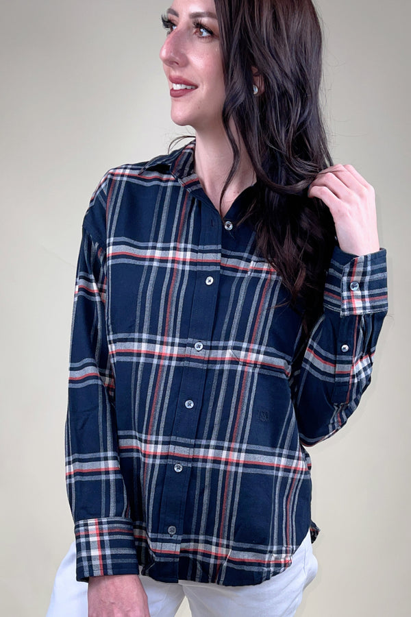 Levi's Relaxed Flannel Plaid Shirt