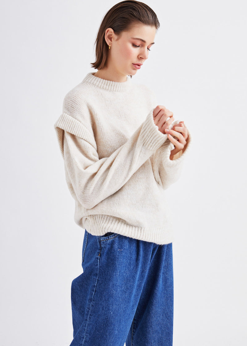 Oversize Alpaca Knitwear Sweater
